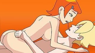 BEN 10 Gwen Tennyson riding a cock