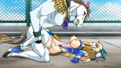 Brain Jacker 1 – Horse alien fucks a busty blonde princess with his huge horse cock