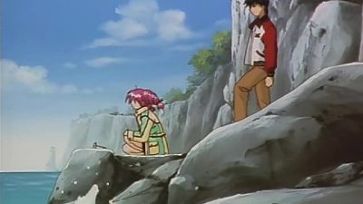 Classmates 2 ep10 – Petite redhead schoolgirl nerd has romantic hentai sex on the beach