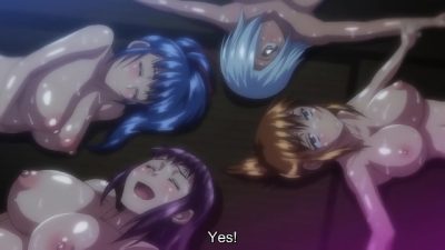 Girls Lacrosse Club 5 – Hentai coach gives schoolgirls the impregnating piston fuck