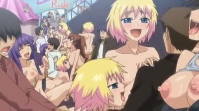 Pollinic Girls Attack! 4 – Amusement park has a huge hentai orgy