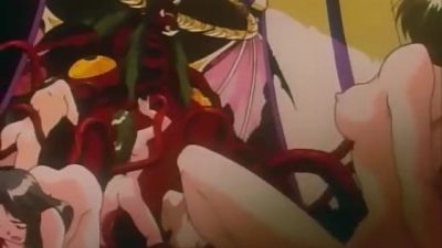 Twin Angels 2 ep3 – Schoolgirls get trapped in hentai demon tentacle orgy