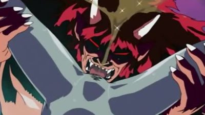 Oni Tensei 3 – Busty hentai milf gets fucked by stick and demons