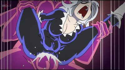 The Agony Of Black Cat – Futanari Carnage roughly ass fucks Black Cat while Venom watches