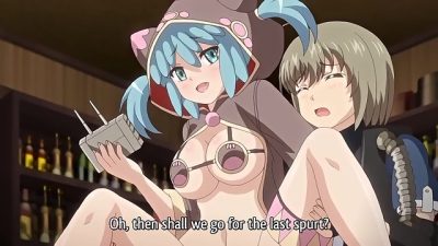 Cornelica, The Town of Succubi 4 – Hentai catgirl uses robot suit to make petite man fuck her