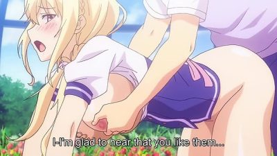 Female Companion: Tightly Hug Me – Busty blonde teen has romantic hentai sex in garden