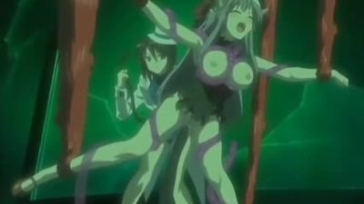 The Night When Evil Falls Episode 1 – Hentai demon girl is bound by yuri lesbian with tentacles