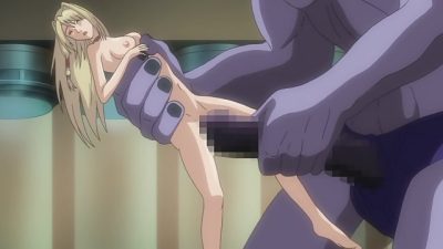 Armored Knight Iris 4 – Busty blonde gets a giant alien cock in her hentai pussy