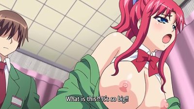 Come on Over! Private Sex School 2 – Busty schoolgirls have hentai threesome with big dicked student