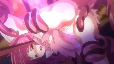 Shinsei Kourin Dacryon Luna 1 – Hentai magical girls are frenetically pounded by tentacles