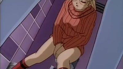 Cool Devices 3 – Blonde anime girl with glasses creampied in bathroom