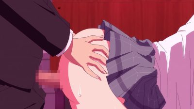 Guilty Hole 3 – Teacher gives a busty girl in glasses a hentai creampie in class