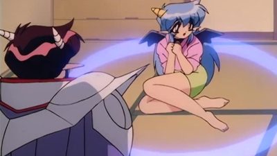 Trouble Evocation 2 – Cute hentai succubus is the slave of a human master