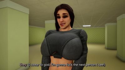 Backrooms (preview) – Pig monster fucks a curvy big titty warrior girl