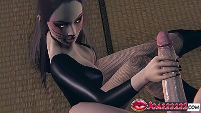 Cat Black, Black Cat And Car Toon – Halloween 3d Hentai Alluring Cosplay Girl, Handjob, Sloppy Blowjob, And Deepthroat Cumshot