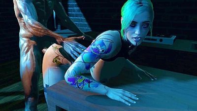 Sexy Robot Chick Wants Dick In Her Ass