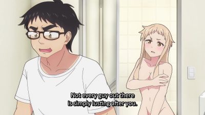 Strawberry Elegy 3 – Hentai stepsister steps out of the shower nude