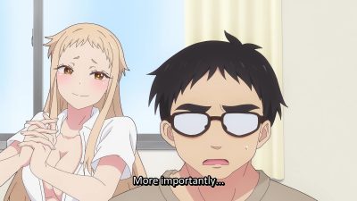 Strawberry Elegy 4 – Stepbrother saves hentai blonde from rough banging