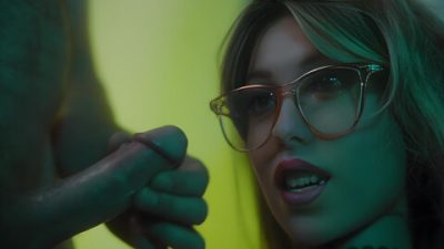 Sexy Doll In (zelex Gets A Load On Her Glasses