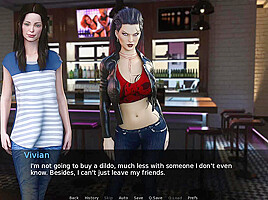Dog Days Of Summer Nerdy Girl On Her Quest To Buy A Dildo For Her Pussy